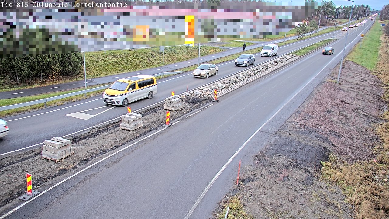 Kelikamerat Kuva Tie 816 Oulunsalo, Lentokentäntie, Oulu, Pohjois-Pohjanmaa