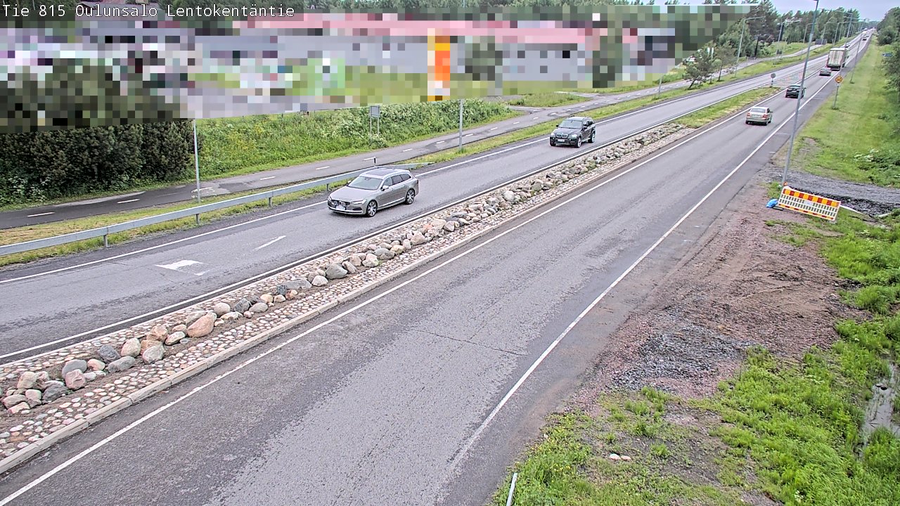 Kelikamerat Kuva Tie 816 Oulunsalo, Lentokentäntie, Oulu, Pohjois-Pohjanmaa
