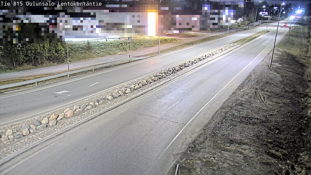 Kelikamerat Kuva Tie 816 Oulunsalo, Lentokentäntie, Oulu, Pohjois-Pohjanmaa