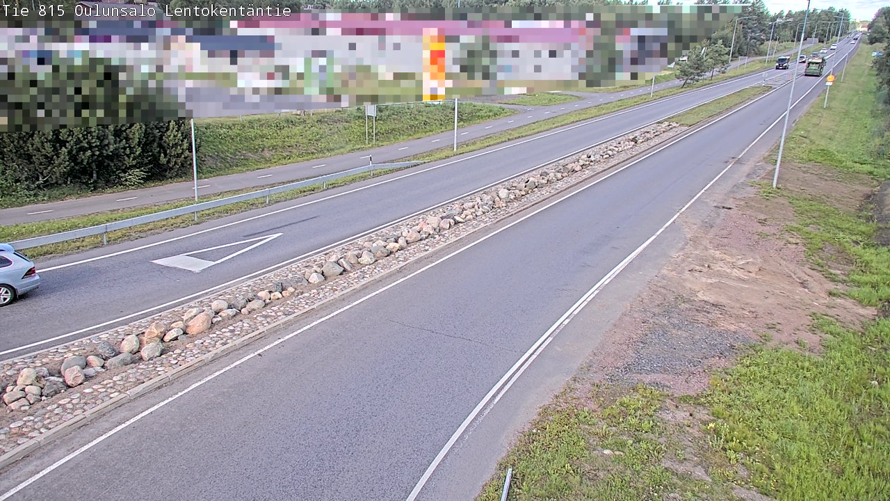 Kelikamerat Kuva Tie 816 Oulunsalo, Lentokentäntie, Oulu, Pohjois-Pohjanmaa
