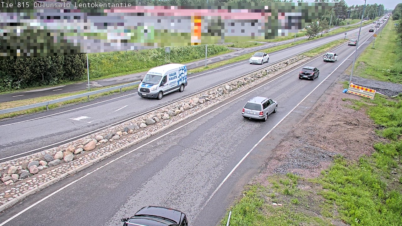 Kelikamerat Kuva Tie 816 Oulunsalo, Lentokentäntie, Oulu, Pohjois-Pohjanmaa