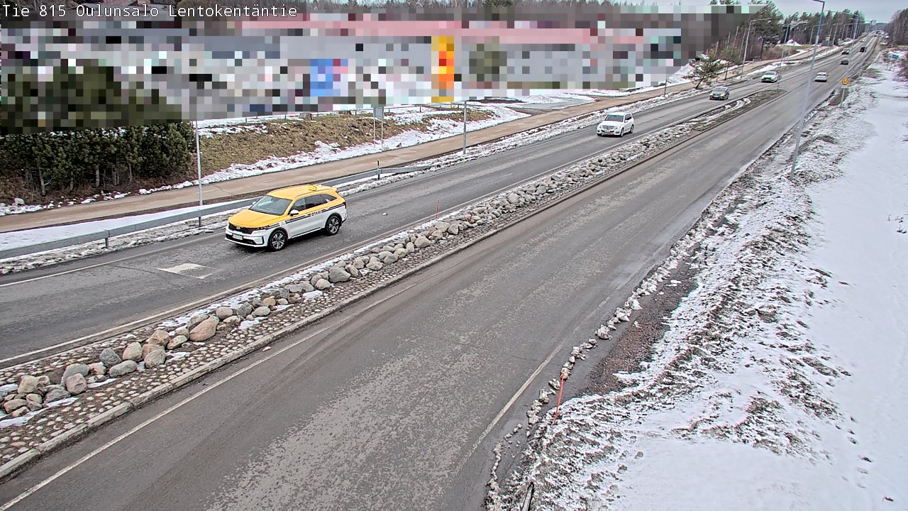 Kelikamerat Kuva Tie 816 Oulunsalo, Lentokentäntie, Oulu, Pohjois-Pohjanmaa