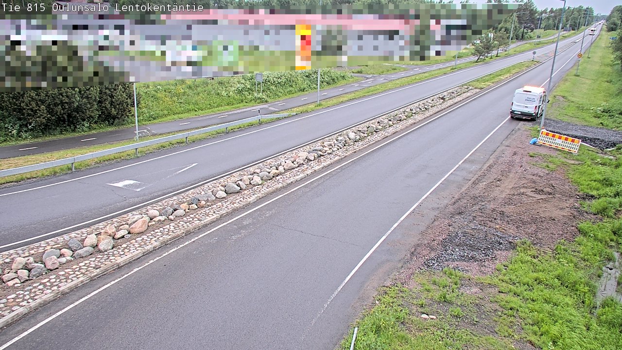 Kelikamerat Kuva Tie 816 Oulunsalo, Lentokentäntie, Oulu, Pohjois-Pohjanmaa