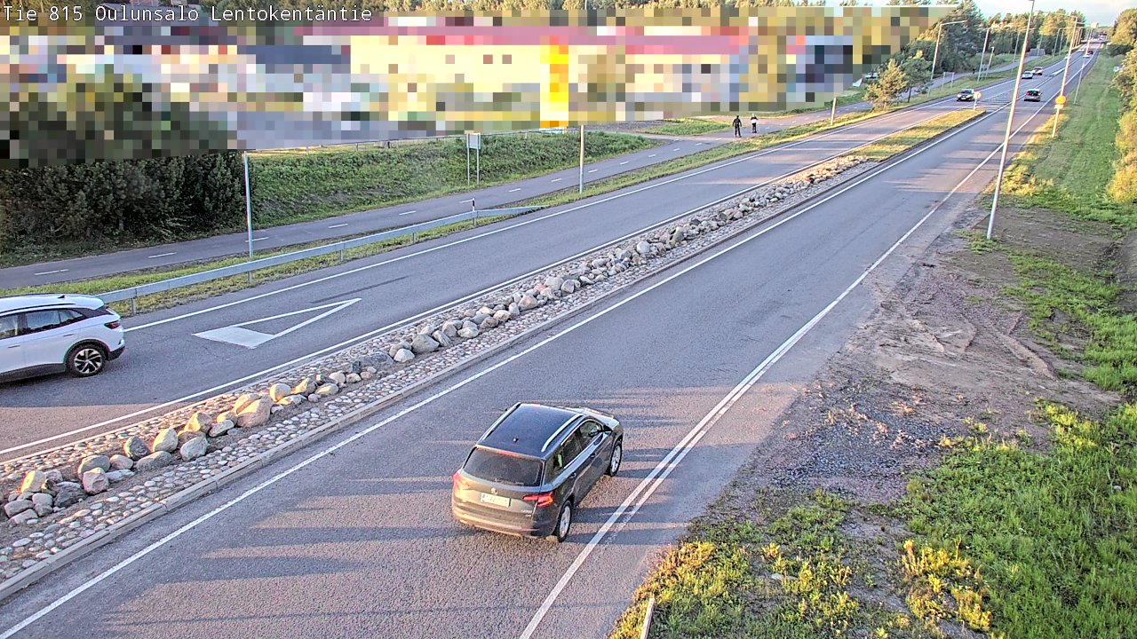 Kelikamerat Kuva Tie 816 Oulunsalo, Lentokentäntie, Oulu, Pohjois-Pohjanmaa