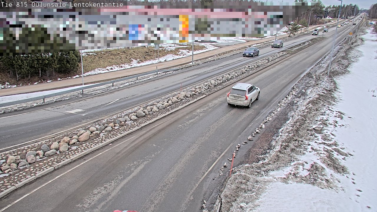 Kelikamerat Kuva Tie 816 Oulunsalo, Lentokentäntie, Oulu, Pohjois-Pohjanmaa