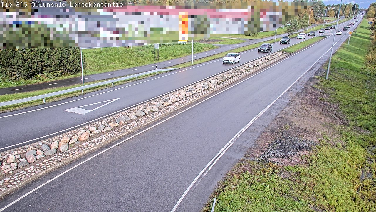 Weather Camera Image Road 816 Oulunsalo, Lentokentäntie, Oulu, Pohjois-Pohjanmaa