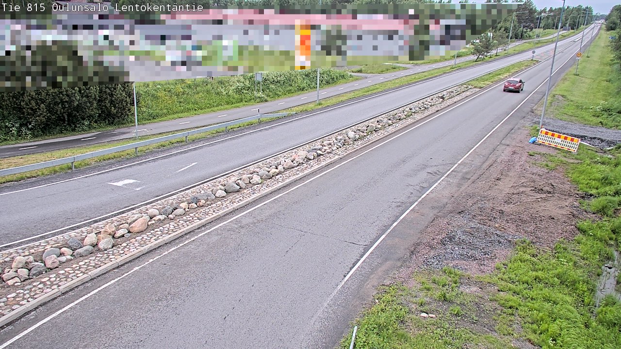 Kelikamerat Kuva Tie 816 Oulunsalo, Lentokentäntie, Oulu, Pohjois-Pohjanmaa