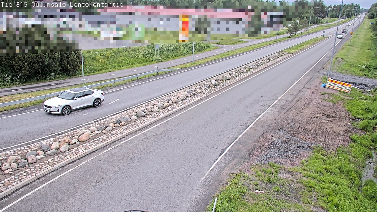 Kelikamerat Kuva Tie 816 Oulunsalo, Lentokentäntie, Oulu, Pohjois-Pohjanmaa