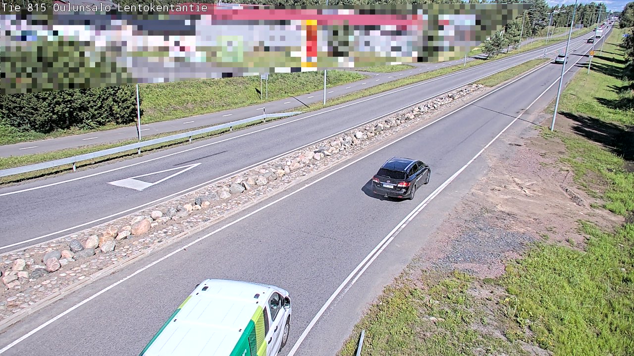 Kelikamerat Kuva Tie 816 Oulunsalo, Lentokentäntie, Oulu, Pohjois-Pohjanmaa