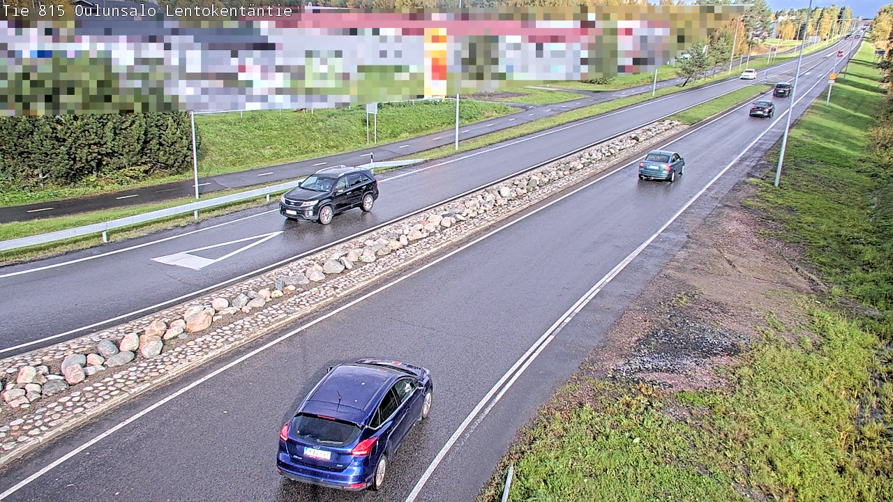Weather Camera Image Road 816 Oulunsalo, Lentokentäntie, Oulu, Pohjois-Pohjanmaa