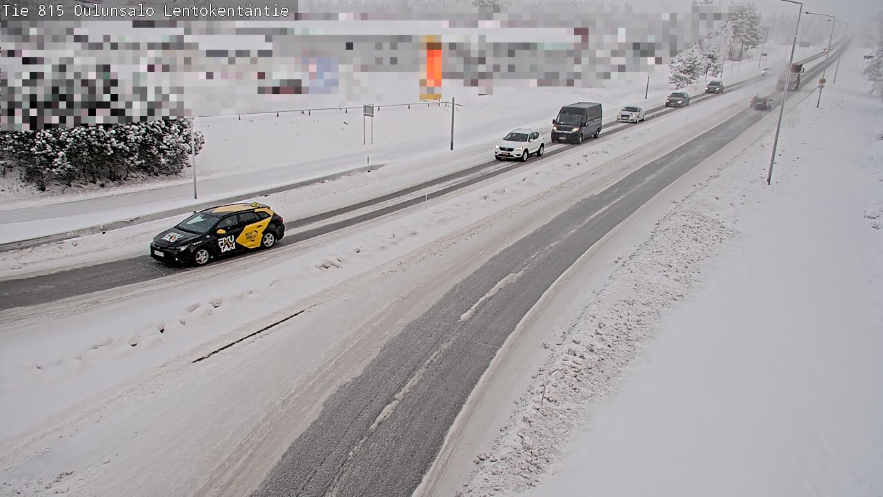 Kelikamerat Kuva Tie 816 Oulunsalo, Lentokentäntie, Oulu, Pohjois-Pohjanmaa