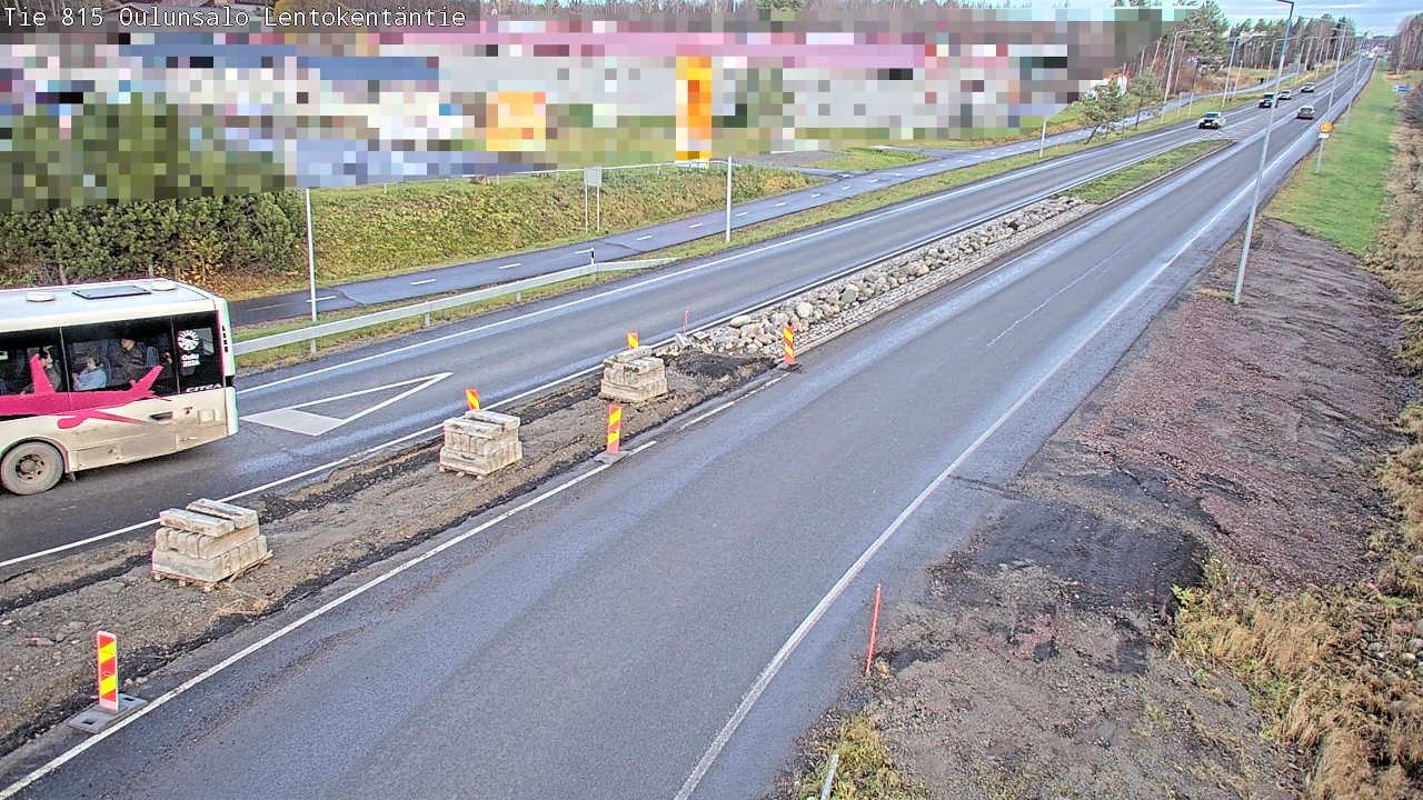 Kelikamerat Kuva Tie 816 Oulunsalo, Lentokentäntie, Oulu, Pohjois-Pohjanmaa