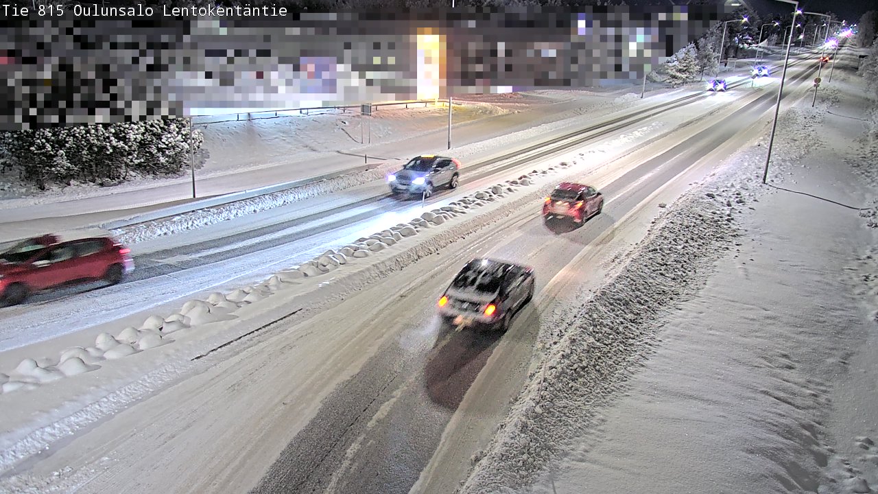 Kelikamerat Kuva Tie 816 Oulunsalo, Lentokentäntie, Oulu, Pohjois-Pohjanmaa