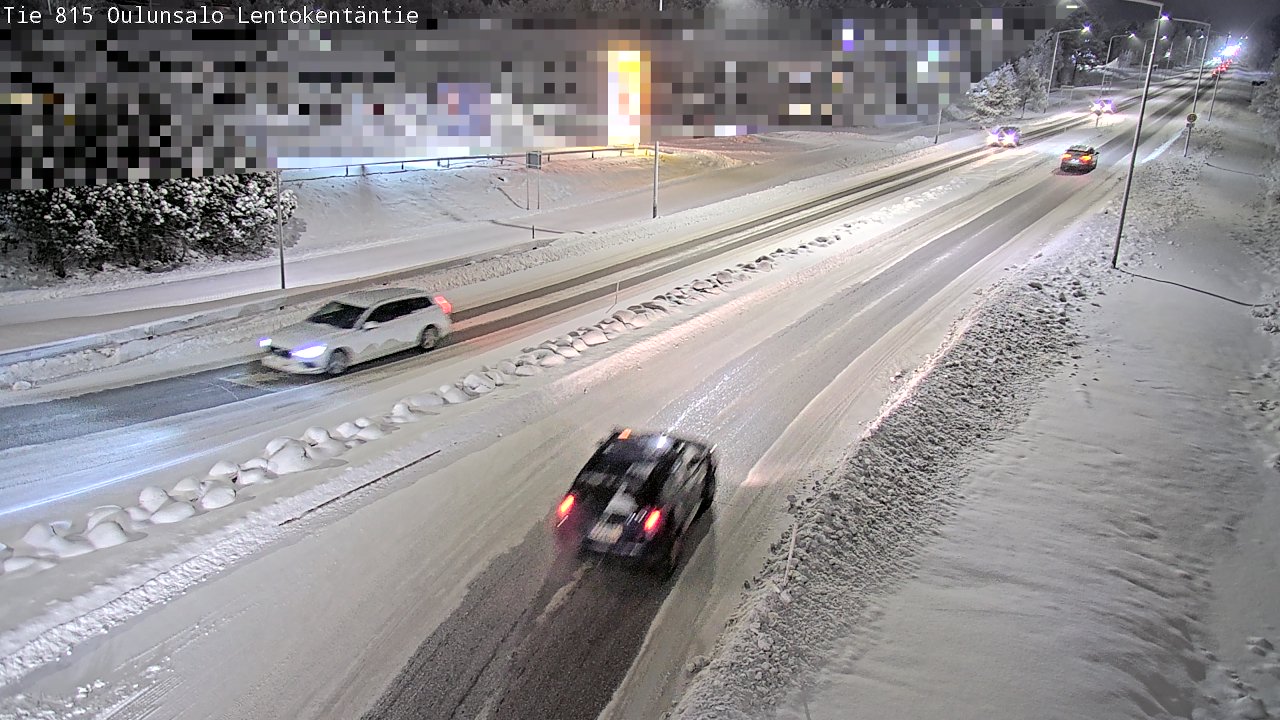 Weather Camera Image Road 816 Oulunsalo, Lentokentäntie, Oulu, Pohjois-Pohjanmaa
