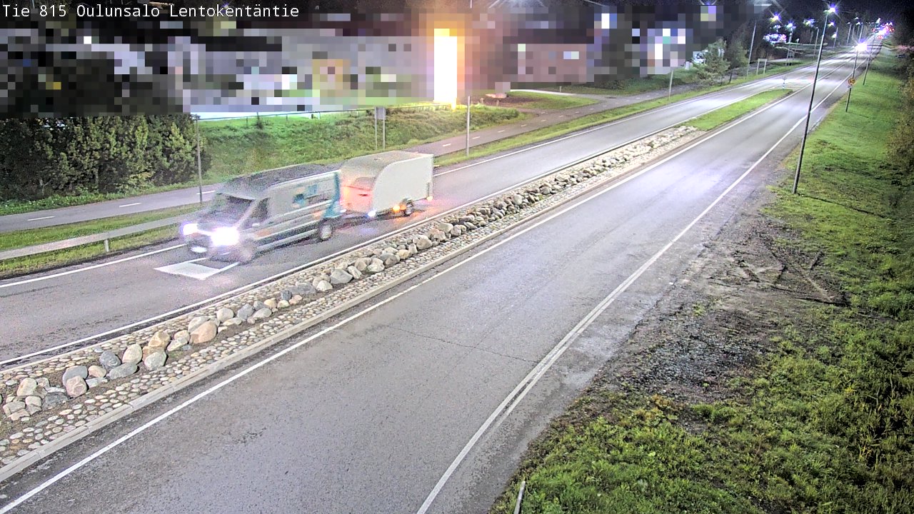 Weather Camera Image Road 816 Oulunsalo, Lentokentäntie, Oulu, Pohjois-Pohjanmaa