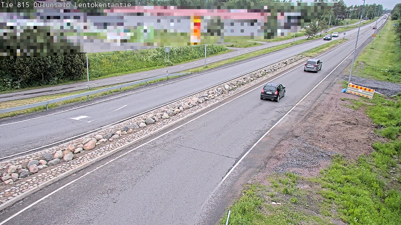 Kelikamerat Kuva Tie 816 Oulunsalo, Lentokentäntie, Oulu, Pohjois-Pohjanmaa