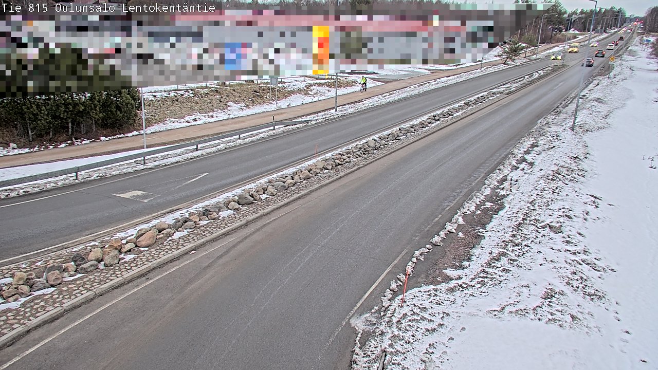 Kelikamerat Kuva Tie 816 Oulunsalo, Lentokentäntie, Oulu, Pohjois-Pohjanmaa