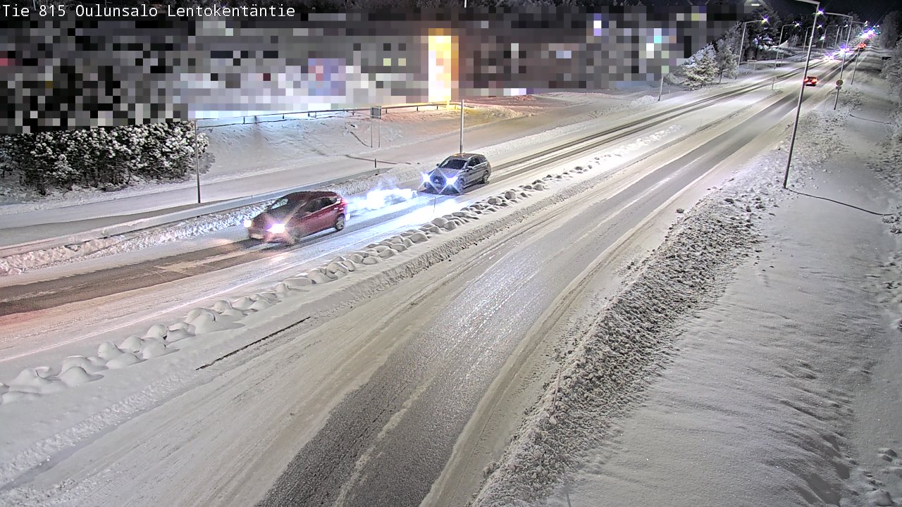 Kelikamerat Kuva Tie 816 Oulunsalo, Lentokentäntie, Oulu, Pohjois-Pohjanmaa