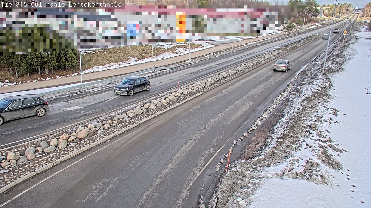 Kelikamerat Kuva Tie 816 Oulunsalo, Lentokentäntie, Oulu, Pohjois-Pohjanmaa