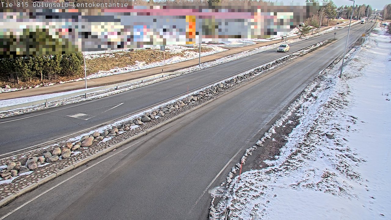 Kelikamerat Kuva Tie 816 Oulunsalo, Lentokentäntie, Oulu, Pohjois-Pohjanmaa