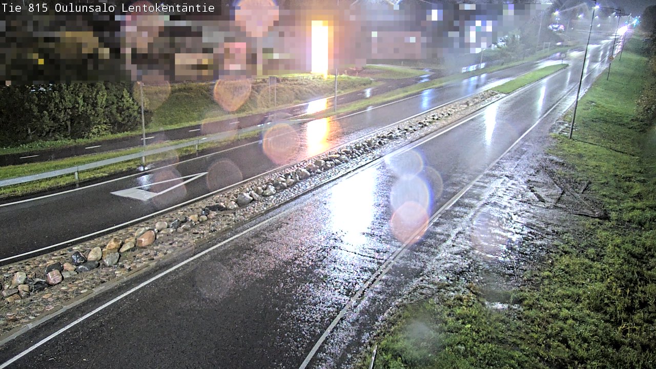Weather Camera Image Road 816 Oulunsalo, Lentokentäntie, Oulu, Pohjois-Pohjanmaa