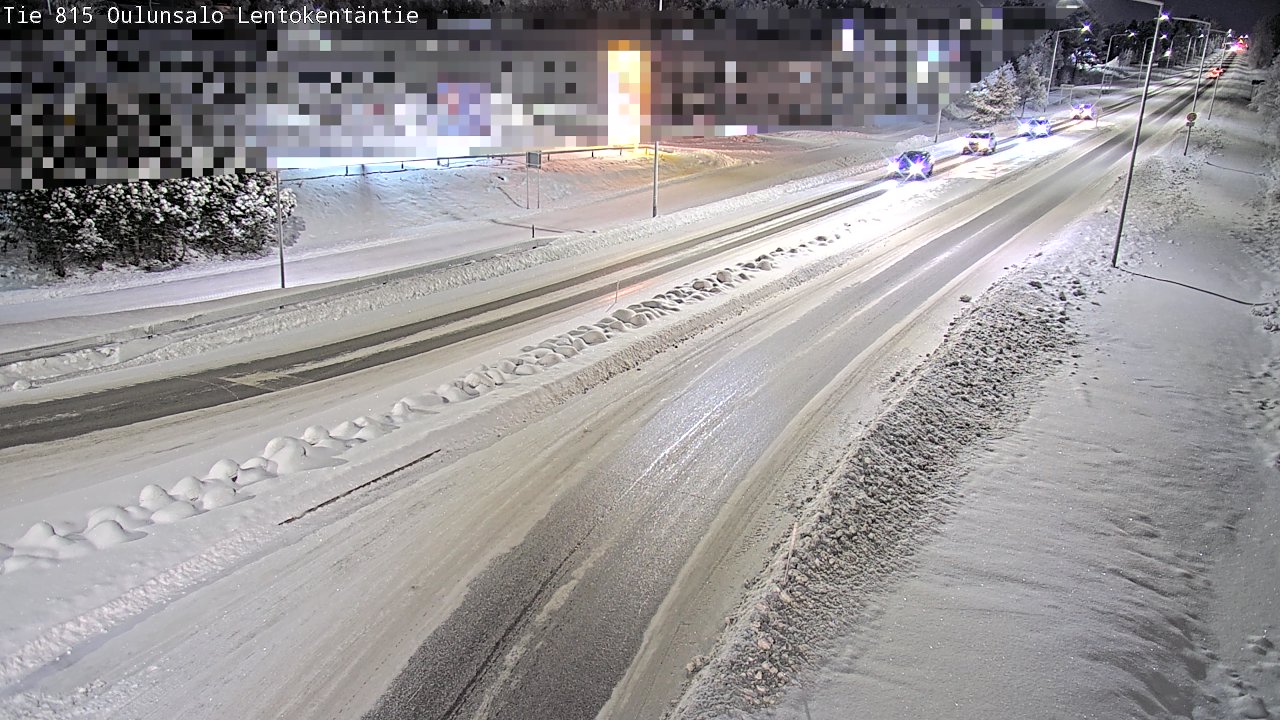 Kelikamerat Kuva Tie 816 Oulunsalo, Lentokentäntie, Oulu, Pohjois-Pohjanmaa