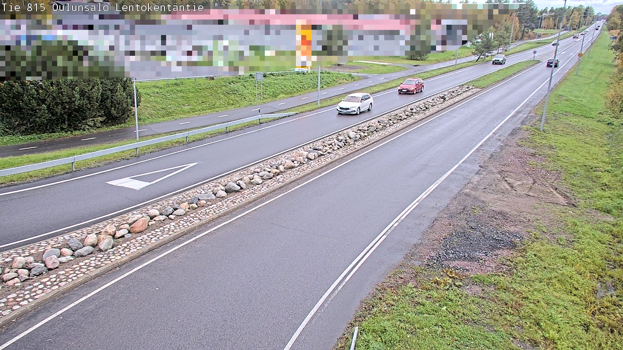 Weather Camera Image Road 816 Oulunsalo, Lentokentäntie, Oulu, Pohjois-Pohjanmaa