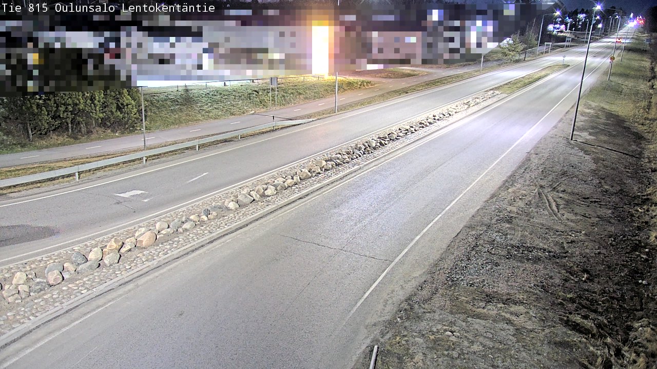 Kelikamerat Kuva Tie 816 Oulunsalo, Lentokentäntie, Oulu, Pohjois-Pohjanmaa