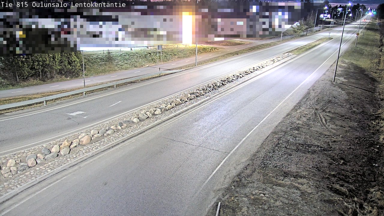 Kelikamerat Kuva Tie 816 Oulunsalo, Lentokentäntie, Oulu, Pohjois-Pohjanmaa