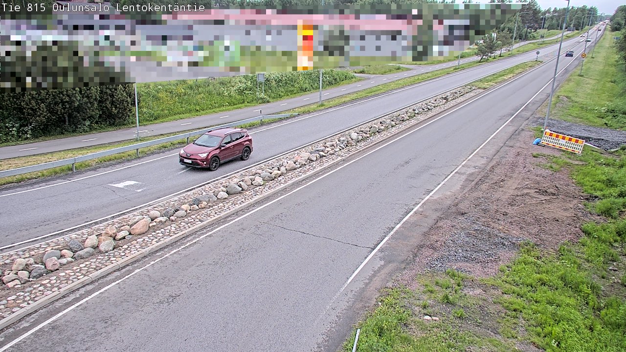 Kelikamerat Kuva Tie 816 Oulunsalo, Lentokentäntie, Oulu, Pohjois-Pohjanmaa