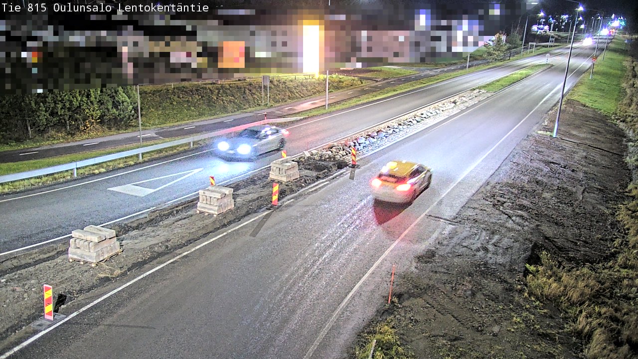 Kelikamerat Kuva Tie 816 Oulunsalo, Lentokentäntie, Oulu, Pohjois-Pohjanmaa