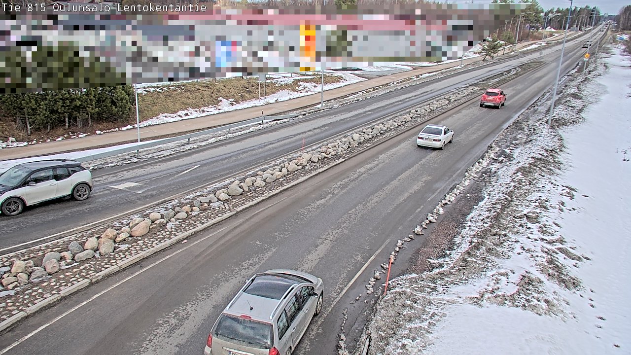 Kelikamerat Kuva Tie 816 Oulunsalo, Lentokentäntie, Oulu, Pohjois-Pohjanmaa