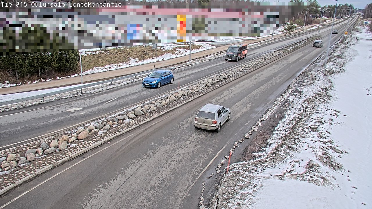 Kelikamerat Kuva Tie 816 Oulunsalo, Lentokentäntie, Oulu, Pohjois-Pohjanmaa