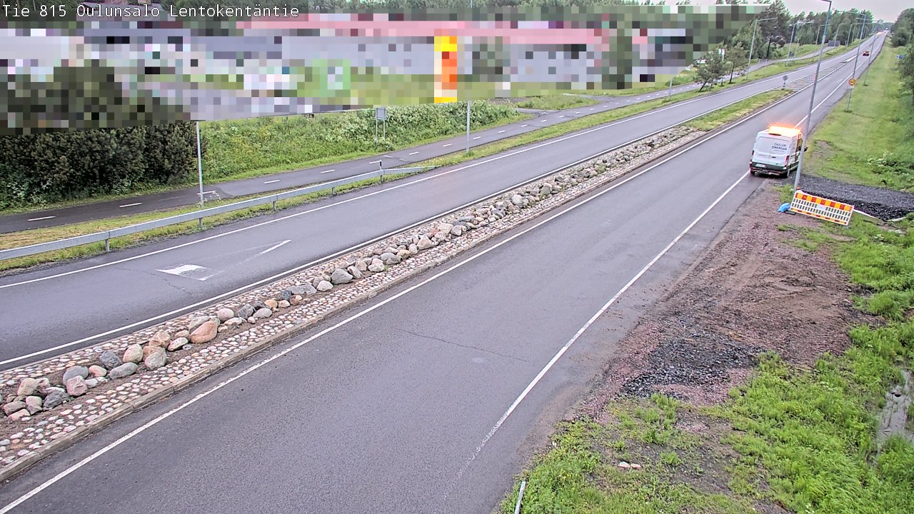 Kelikamerat Kuva Tie 816 Oulunsalo, Lentokentäntie, Oulu, Pohjois-Pohjanmaa