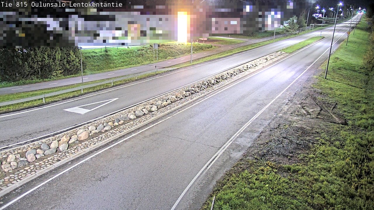 Weather Camera Image Road 816 Oulunsalo, Lentokentäntie, Oulu, Pohjois-Pohjanmaa
