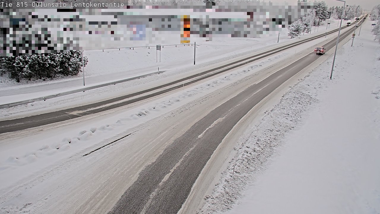 Kelikamerat Kuva Tie 816 Oulunsalo, Lentokentäntie, Oulu, Pohjois-Pohjanmaa