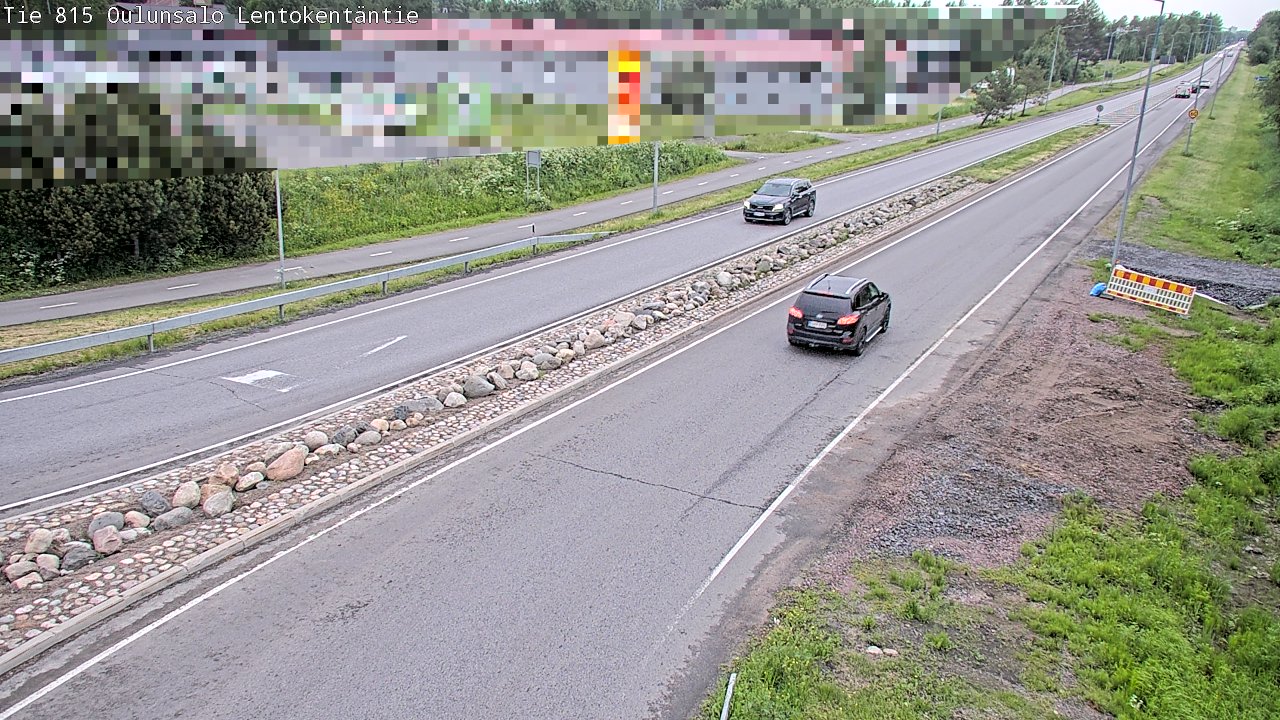 Kelikamerat Kuva Tie 816 Oulunsalo, Lentokentäntie, Oulu, Pohjois-Pohjanmaa