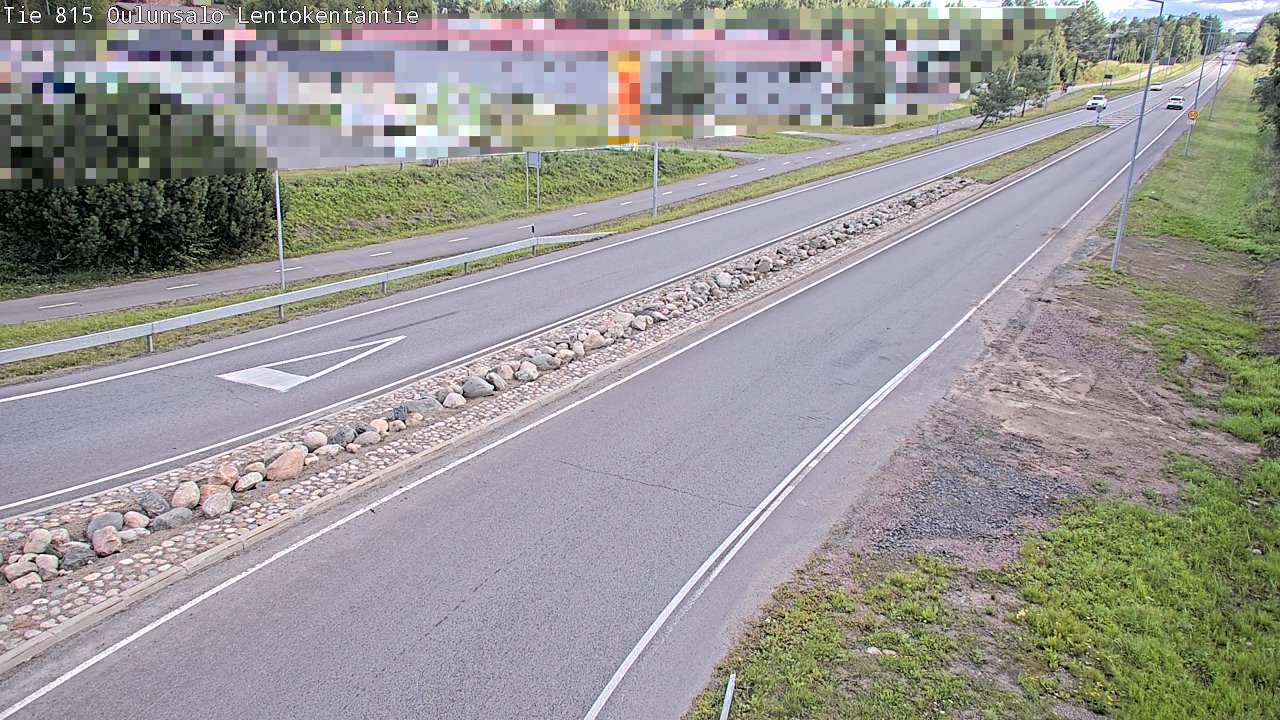 Weather Camera Image Road 816 Oulunsalo, Lentokentäntie, Oulu, Pohjois-Pohjanmaa
