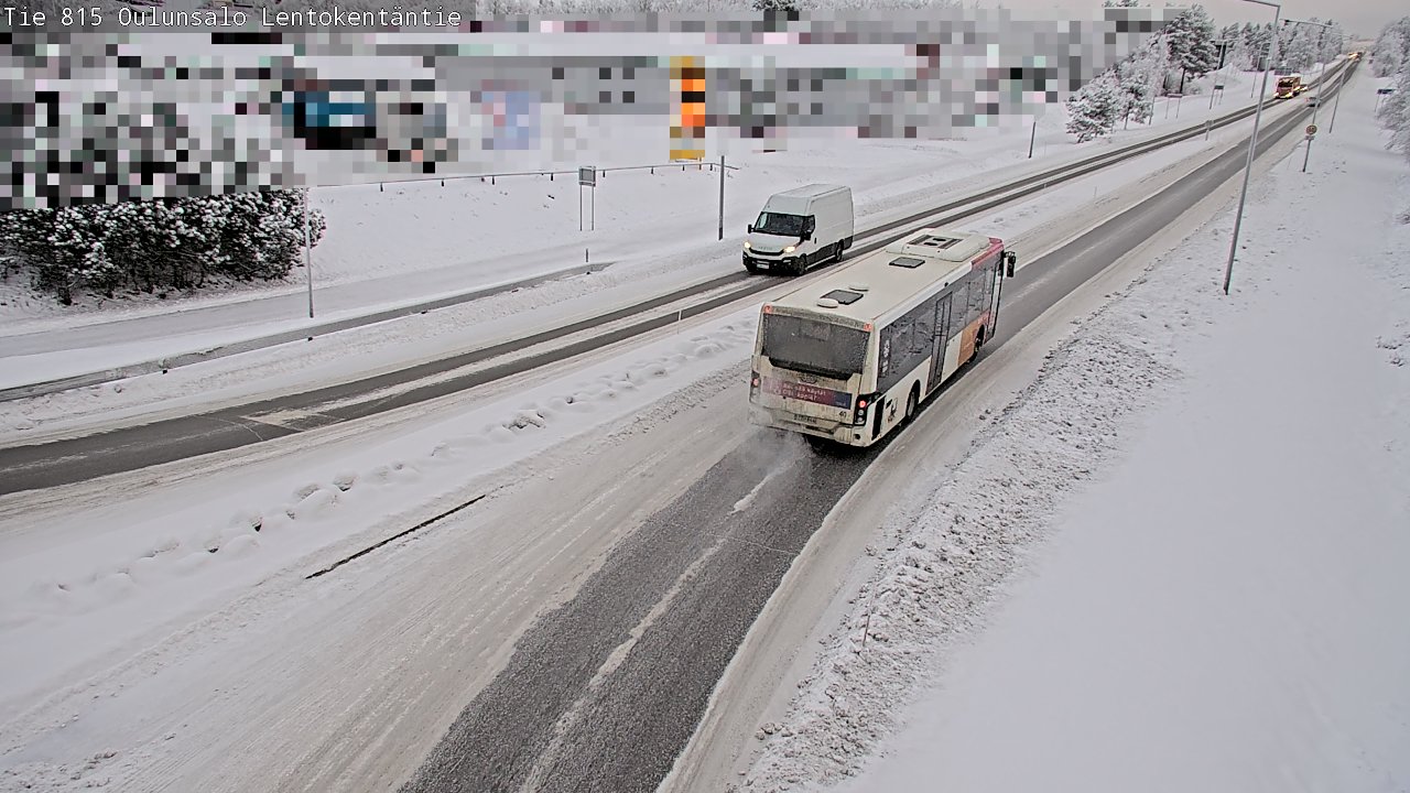 Kelikamerat Kuva Tie 816 Oulunsalo, Lentokentäntie, Oulu, Pohjois-Pohjanmaa