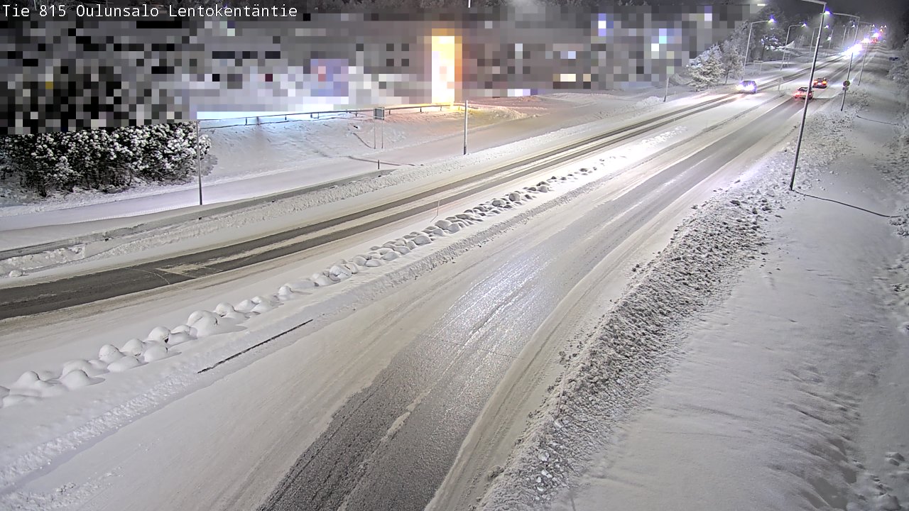 Weather Camera Image Road 816 Oulunsalo, Lentokentäntie, Oulu, Pohjois-Pohjanmaa