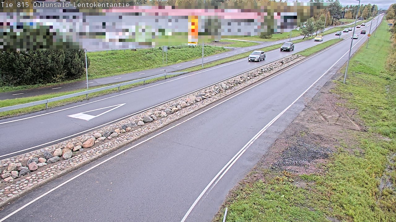 Kelikamerat Kuva Tie 816 Oulunsalo, Lentokentäntie, Oulu, Pohjois-Pohjanmaa