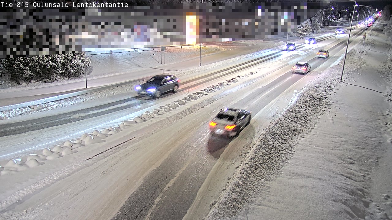 Kelikamerat Kuva Tie 816 Oulunsalo, Lentokentäntie, Oulu, Pohjois-Pohjanmaa