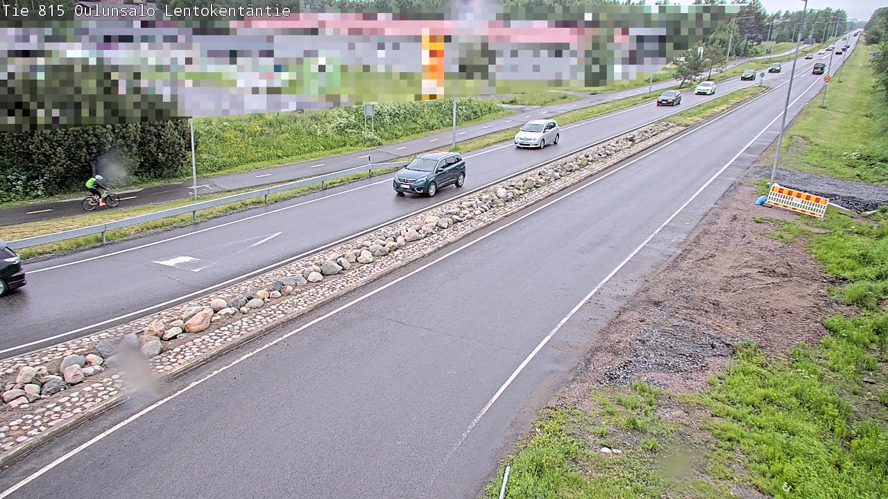 Kelikamerat Kuva Tie 816 Oulunsalo, Lentokentäntie, Oulu, Pohjois-Pohjanmaa