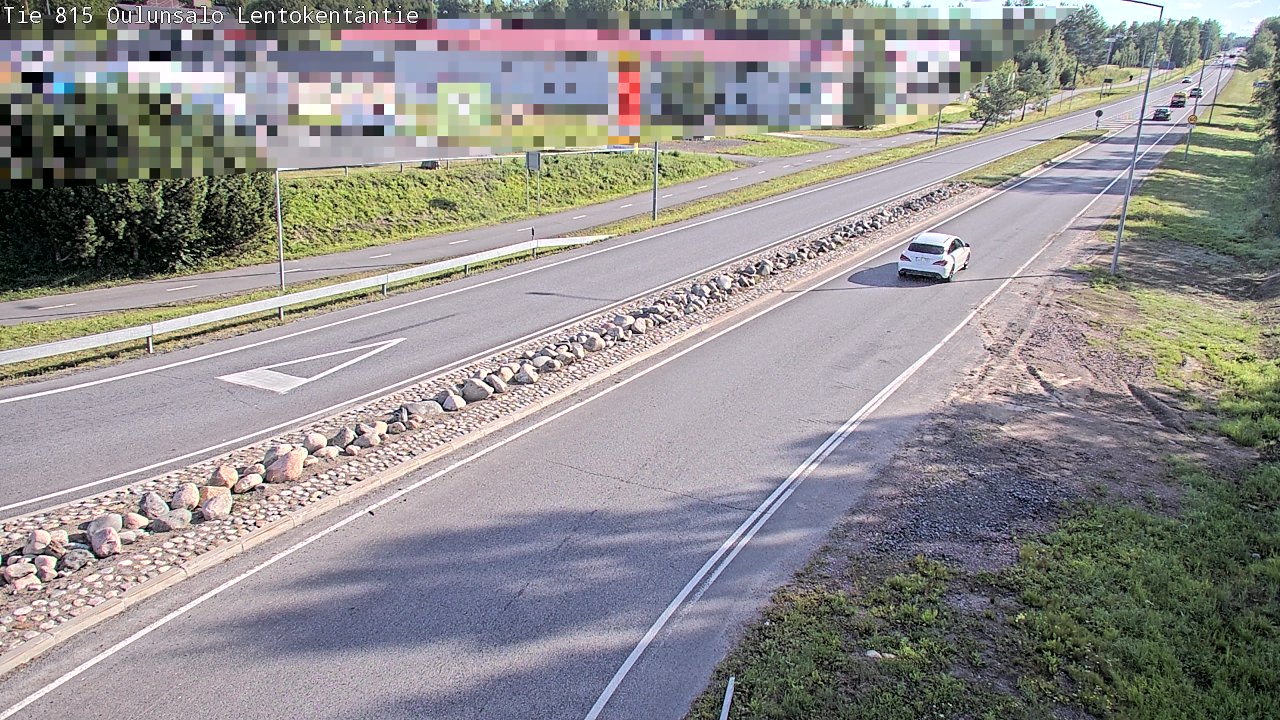 Weather Camera Image Road 816 Oulunsalo, Lentokentäntie, Oulu, Pohjois-Pohjanmaa