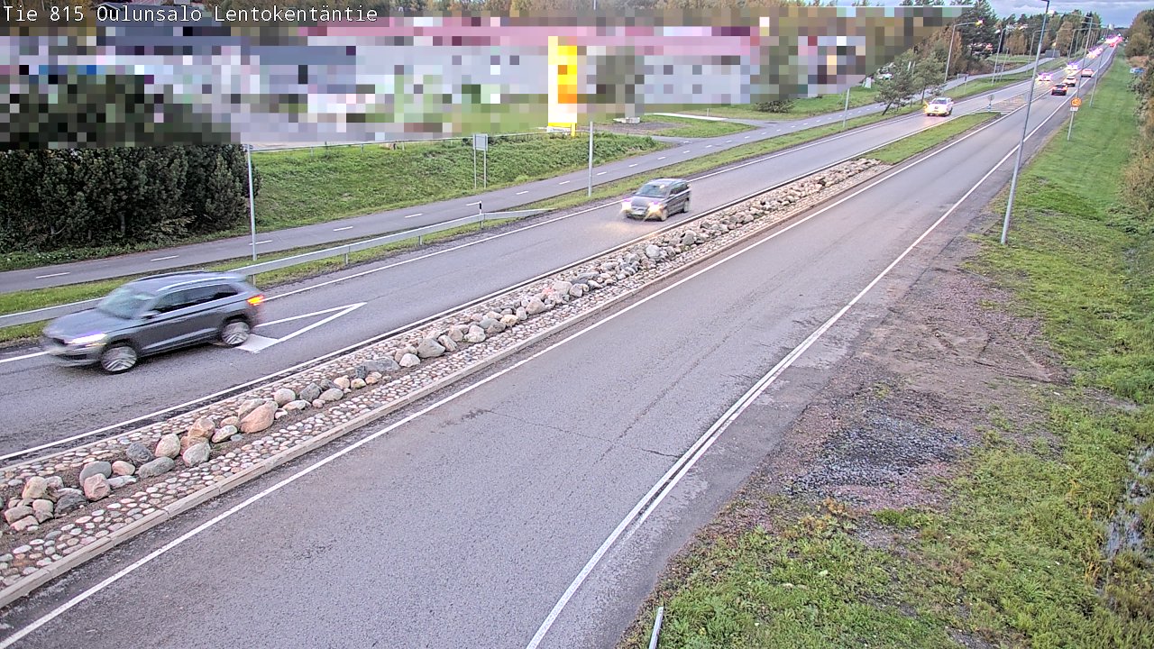 Weather Camera Image Road 816 Oulunsalo, Lentokentäntie, Oulu, Pohjois-Pohjanmaa