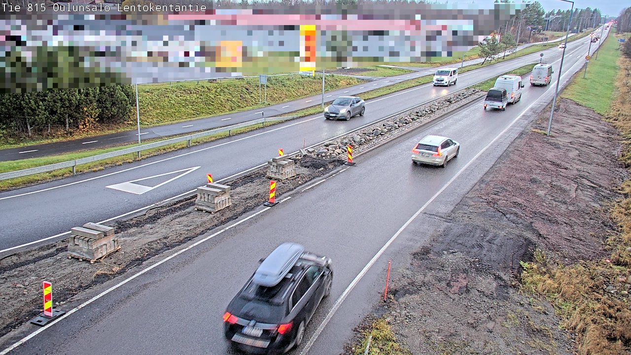 Kelikamerat Kuva Tie 816 Oulunsalo, Lentokentäntie, Oulu, Pohjois-Pohjanmaa