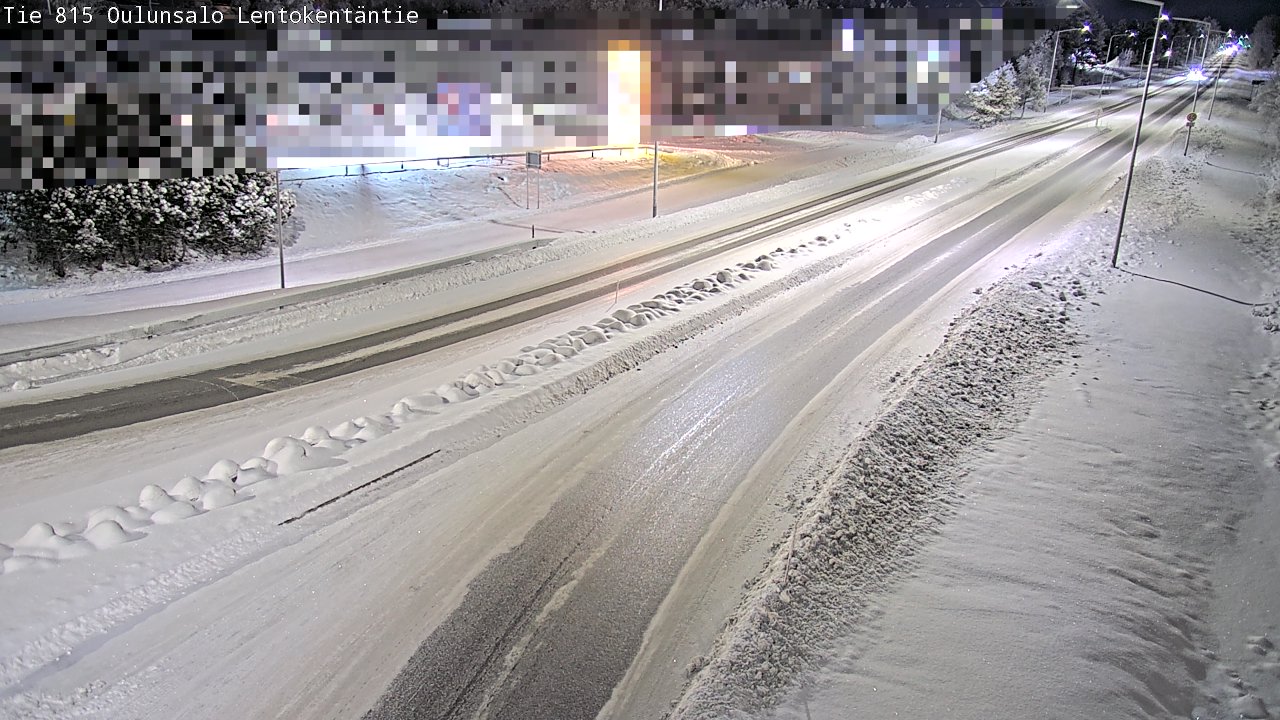 Kelikamerat Kuva Tie 816 Oulunsalo, Lentokentäntie, Oulu, Pohjois-Pohjanmaa