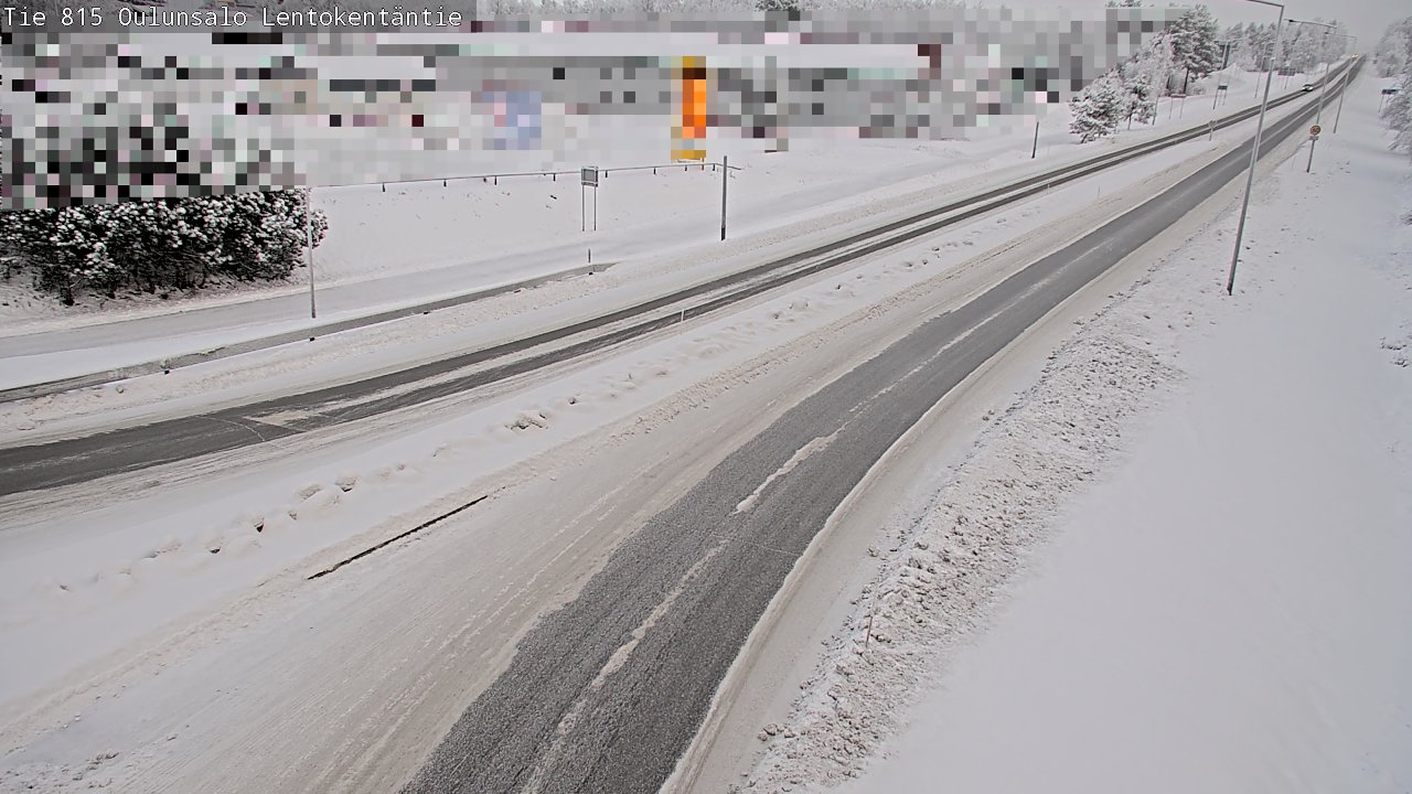 Kelikamerat Kuva Tie 816 Oulunsalo, Lentokentäntie, Oulu, Pohjois-Pohjanmaa