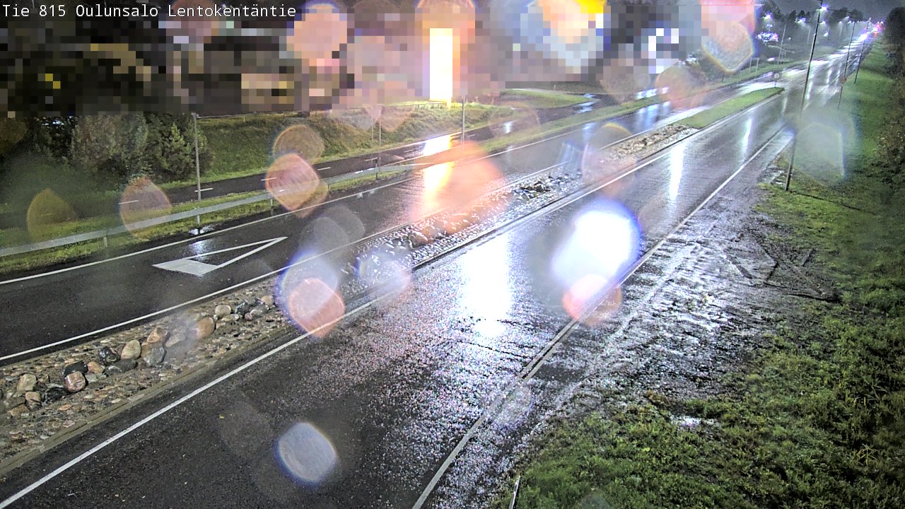 Weather Camera Image Road 816 Oulunsalo, Lentokentäntie, Oulu, Pohjois-Pohjanmaa