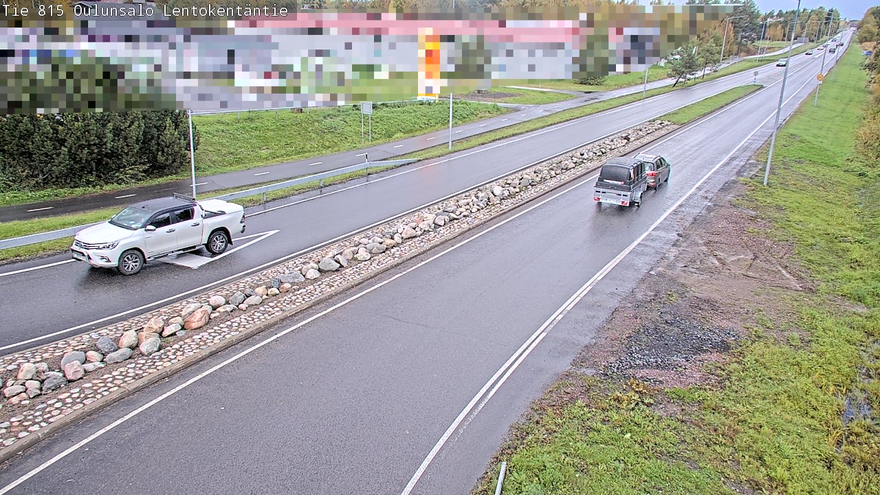 Weather Camera Image Road 816 Oulunsalo, Lentokentäntie, Oulu, Pohjois-Pohjanmaa